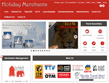 Tablet Screenshot of holidaymerchants.com